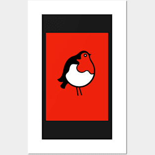 Red Breasted Robin Posters and Art